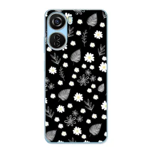Чохли з тематикою "КВІТИ" на ZTE V40 Design (цвітіння на чорному)
