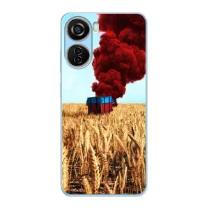 Чехол (TPU) с картинкой "Лого Пабг" на ЗТЕ В40 Десигн (Дроп)