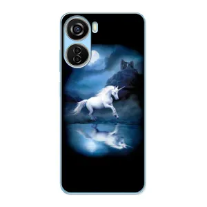 Чехол Unicorn на ZTE V40 Design (Единорог)