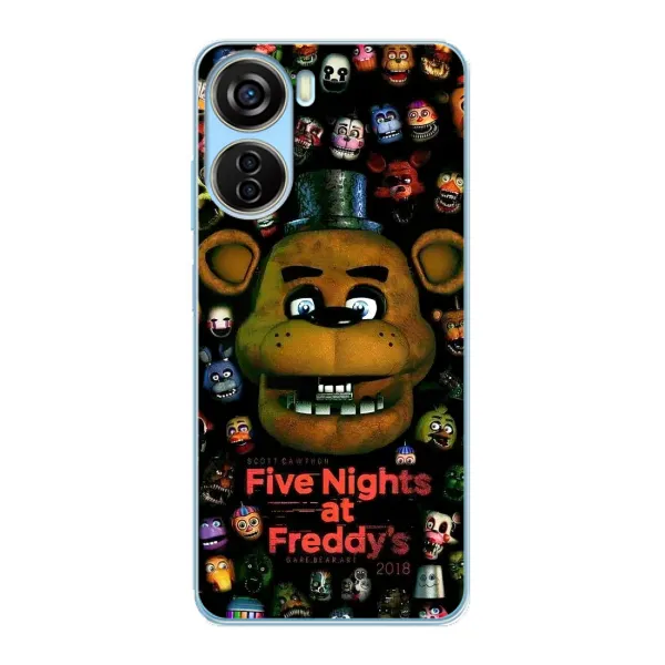 Чехол с рисунком «Freddy» для ZTE V40 Design Чехол с рисунком «Freddy» для ZTE V40 Design