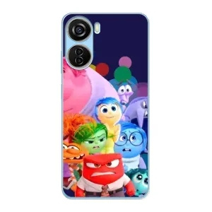 Чехол Головоломка для ZTE V40 Design - (AlphaPrint) (Герои головоломки)