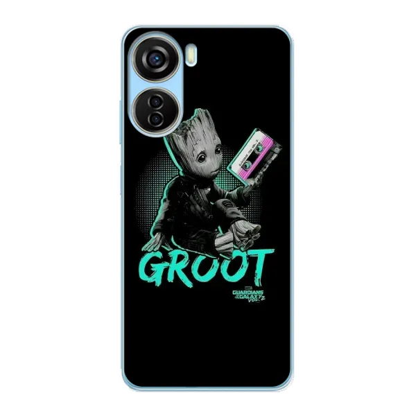 Чехол с рисунком «Groot» для ZTE V40 Design Чехол с рисунком «Groot» для ZTE V40 Design