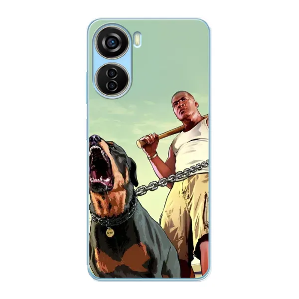 Чехол с рисунком «GTA» для ZTE V40 Design Чехол с рисунком «GTA» для ZTE V40 Design