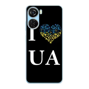 Силиконовый Чехол на ZTE V40 Design (Я-Украина) (I Love UA)