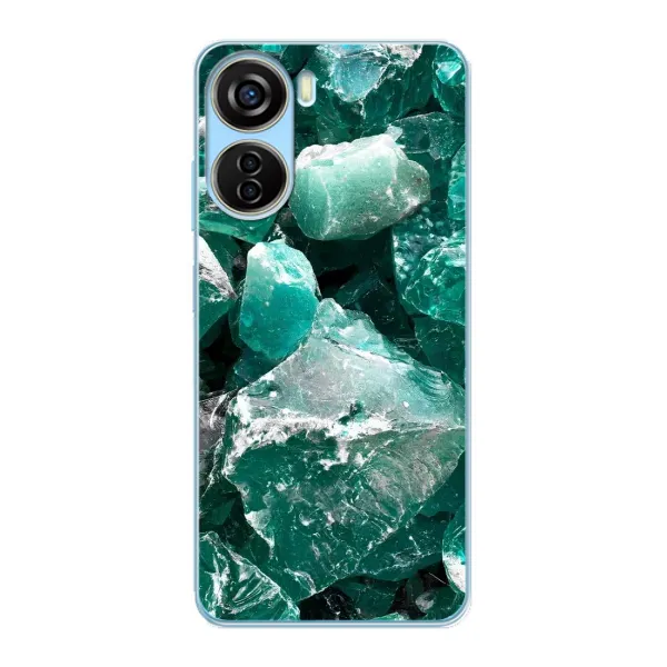 Чехол с рисунком «Изумруд» для ZTE V40 Design Чехол с рисунком «Изумруд» для ZTE V40 Design