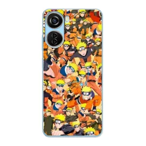 Чехлы с принтом Наруто на ZTE V40 Design (Коллаж Наруто)