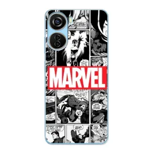 Силиконовый Чехол для ZTE V40 Design (Комикс Марвел)