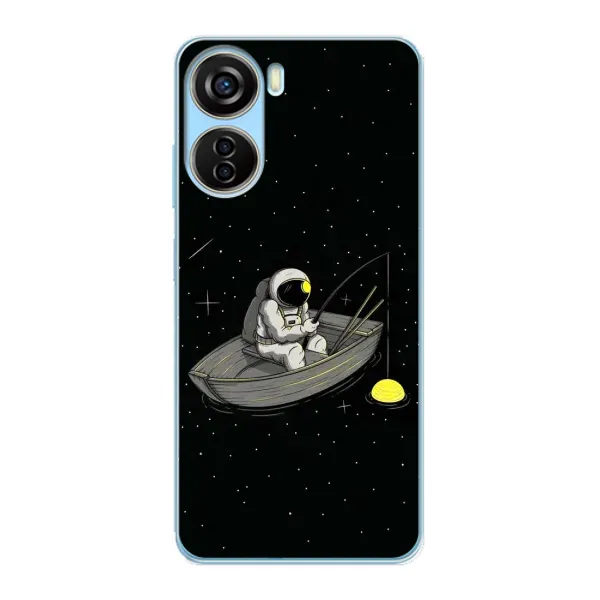 Чехол с рисунком «Космонавт на рыбалке» для ZTE V40 Design Чехол с рисунком «Космонавт на рыбалке» для ZTE V40 Design