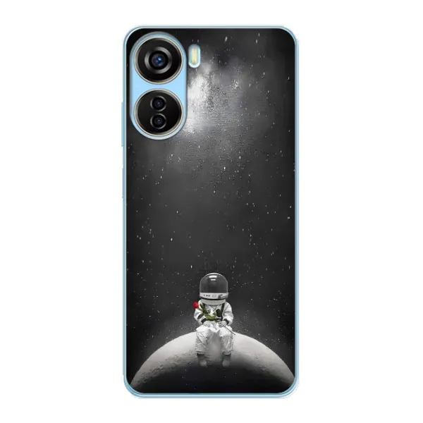 Чехол с рисунком «Космонавт романтик» для ZTE V40 Design Чехол с рисунком «Космонавт романтик» для ZTE V40 Design