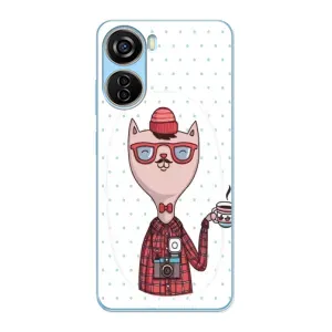 Чехол на тематику: Коты для ZTE V40 Design (Кот аристократ)