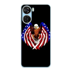 Чохол Прапор USA для ZTE V40 Design (Крила США)