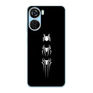 Чехол Супергерой Человека Паука на ZTE V40 Design (Лого паука)