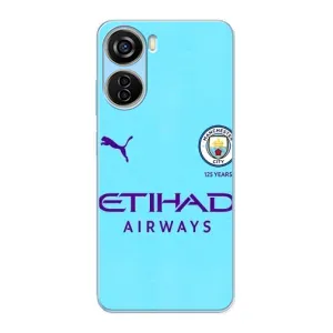 Силиконовые Чехлы принт Футбол на ZTE V40 Design (Man City)