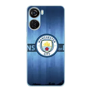 Силиконовые Чехлы принт Футбол на ZTE V40 Design (ManCity)