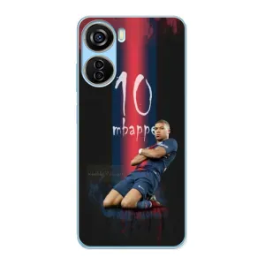 Чехол (TPU) с Футболистом на ZTE V40 Design (MBAPPE 10)