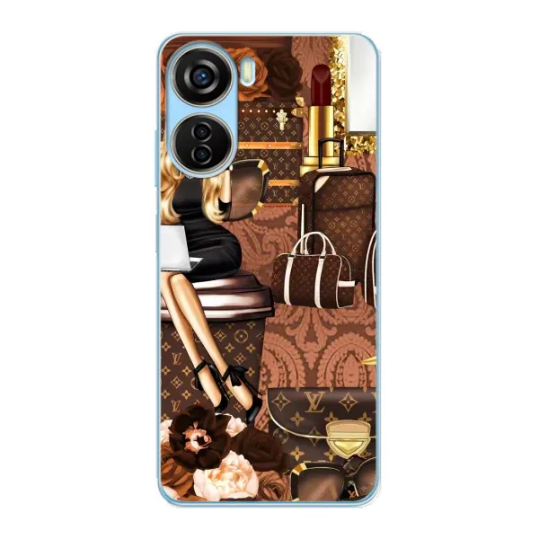 Чехол с рисунком «Мода Луи Виттон» для ZTE V40 Design Чехол с рисунком «Мода Луи Виттон» для ZTE V40 Design