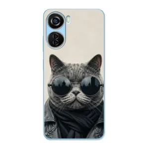 Чехол на тематику: Коты для ZTE V40 Design (Модный кот)