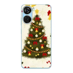 Чохол новорічна ялинка на ZTE V40 Design (Новорічний принт)