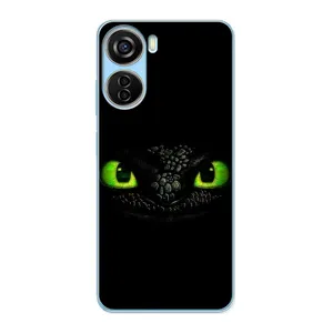 Чехол дракон Беззубик для ZTE V40 Design (Глаза Беззубика)