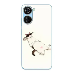 Чехол на тематику: Коты для ZTE V40 Design (Отдых)