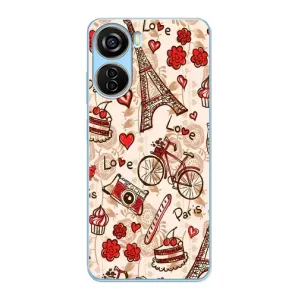 Чехол с Эйфелевой башней на ZTE V40 Design (Париж мечта)