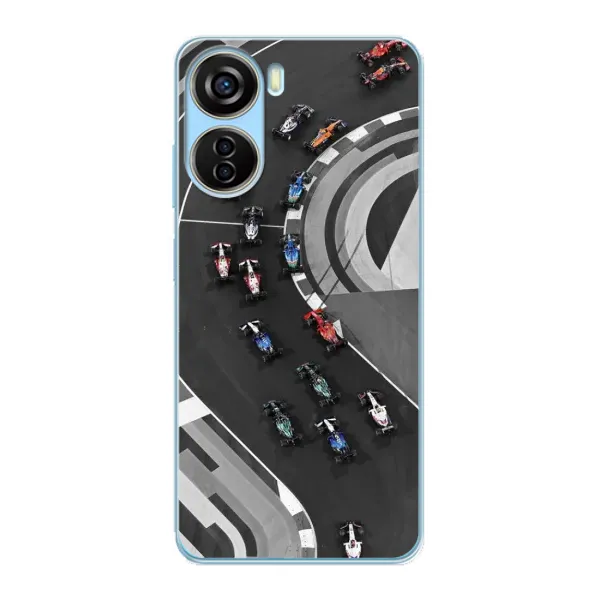 Чехол с рисунком «Гонки ф1» для ZTE V40 Design Чехол с рисунком «Гонки ф1» для ZTE V40 Design