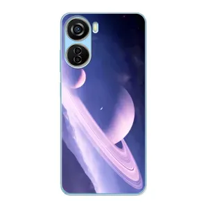 Чехлы КОСМОС для ZTE V40 Design (Планета в космосе)