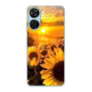 Чохол з Квітами для ZTE V40 Design (поле соняшників)