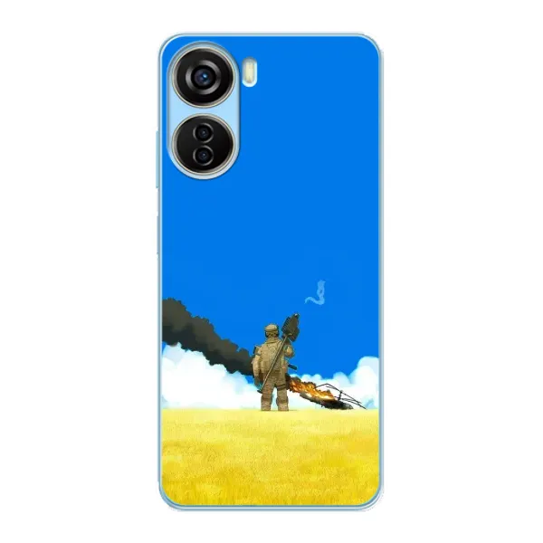 Чехол с рисунком «Попадание» для ZTE V40 Design Чехол с рисунком «Попадание» для ZTE V40 Design