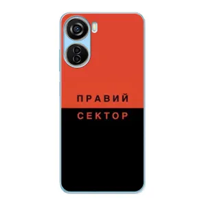 Чехлы УПА (Красно-Чёрный) на ZTE V40 Design (Правый Серктор)