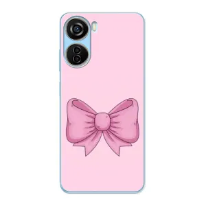 Чохол банти для ZTE V40 Design (Рожевий бантик)