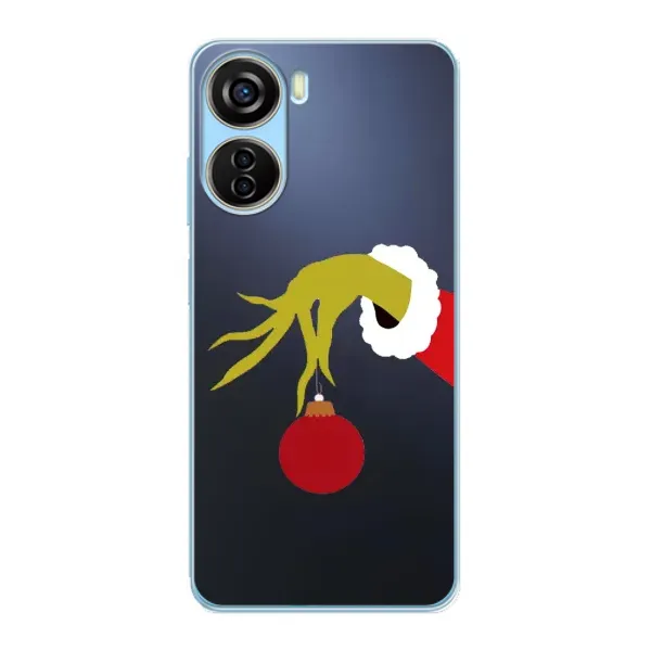 Чехол с рисунком «Рука Гринча» для ZTE V40 Design Чехол с рисунком «Рука Гринча» для ZTE V40 Design