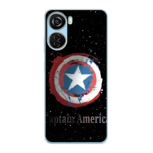 Чехол с Щитом Капитана Америки на ZTE V40 Design (Щит Капитана)