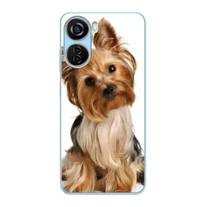 Чехол (ТПУ) Милые собачки для ZTE V40 Design (Собака Терьер)