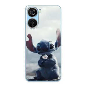 Чохол з малюнком Стіч для ZTE V40 Design (Стіч з квіткою)