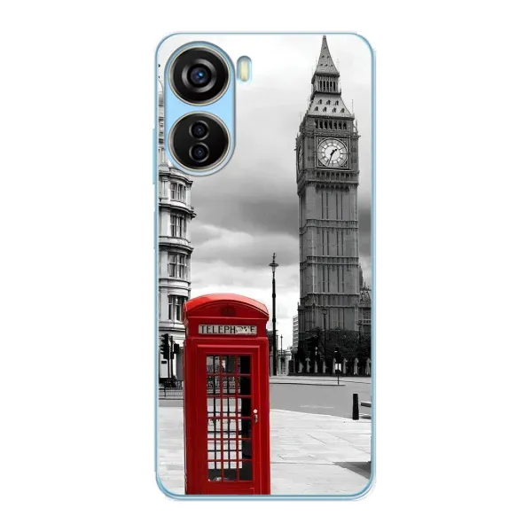 Чехол с рисунком «TELEPHONE» для ZTE V40 Design Чехол с рисунком «TELEPHONE» для ZTE V40 Design