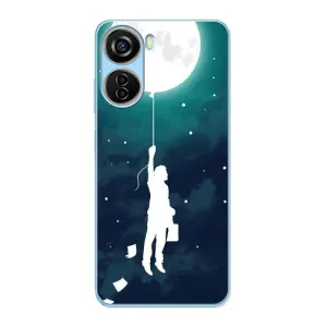 Чехол (ТПУ) с планетами на ZTE V40 Design (To The moon)