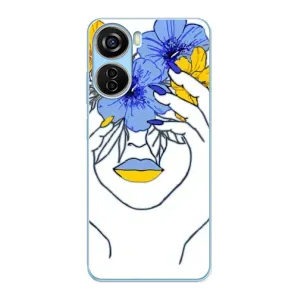 Чохол на ZTE V40 Design (Український дизайн) (Українка на всю голову)