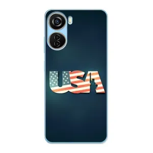 Чохол Прапор USA для ZTE V40 Design