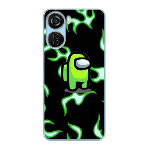 Чехол "Амонг Ас" для ЗТЕ В40 Десигн (Яркий игрок)