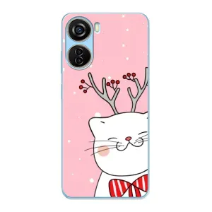 Чехол на тематику: Коты для ZTE V40 Design (Зимний кот)