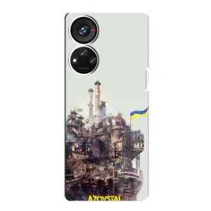 Чехлы на военную тематику для ZTE Blade V40s (Азовсталь)