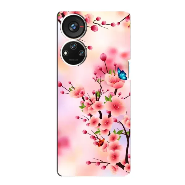 Чохол з малюнком «Метелики на сакурі» для ZTE Blade V40s Чохол з малюнком «Метелики на сакурі» для ZTE Blade V40s