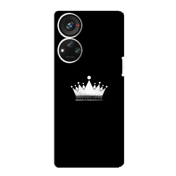 Чехол с рисунком «Белая корона» для ZTE Blade V40s Чехол с рисунком «Белая корона» для ZTE Blade V40s