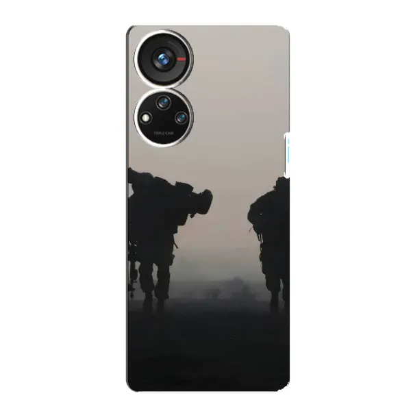 Чехол с рисунком «Бой солдат» для ZTE Blade V40s Чехол с рисунком «Бой солдат» для ZTE Blade V40s