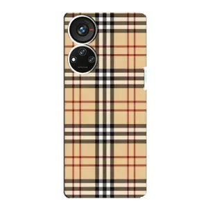 Чехол с Брендами одежды на ЗТЕ Блейд В40с (Burberry стиль)