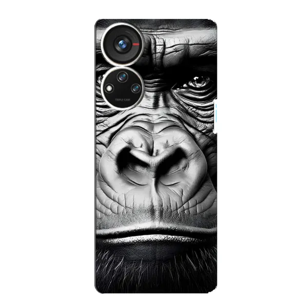 Чехол с рисунком «Черная обезьяна» для ZTE Blade V40s Чехол с рисунком «Черная обезьяна» для ZTE Blade V40s
