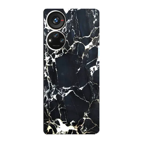 Чехол с рисунком «Чёрный мрамор» для ZTE Blade V40s Чехол с рисунком «Чёрный мрамор» для ZTE Blade V40s