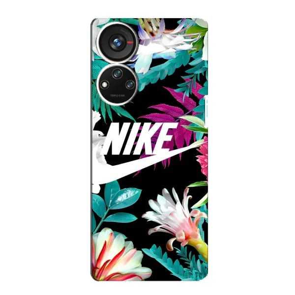 Чехол с рисунком «Цветочный Nike» для ZTE Blade V40s Чехол с рисунком «Цветочный Nike» для ZTE Blade V40s