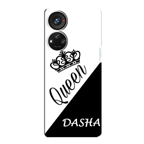 Чехол с рисунком «DASHA» для ZTE Blade V40s Чехол с рисунком «DASHA» для ZTE Blade V40s